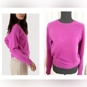 equipment femme 100% pure cashmere v-neck sweater - size sp oversized jumper